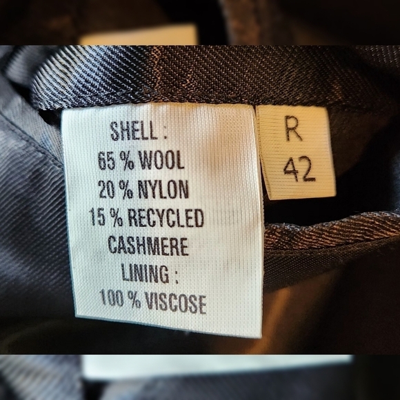 Silver Cloud Cashmere Coat Sz 42R - Picture 8 of 9